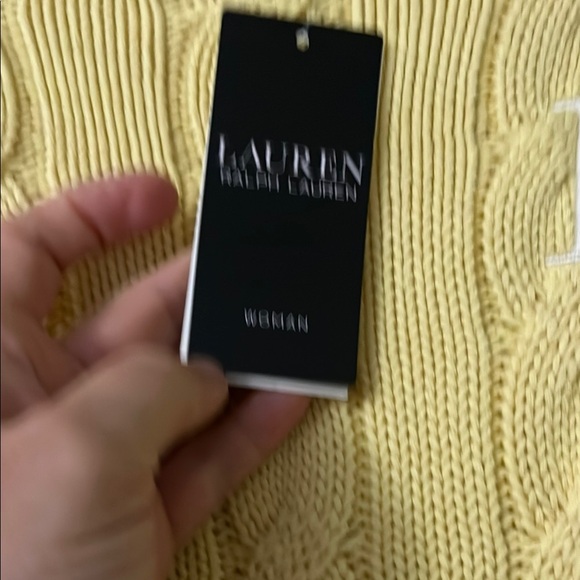 Yellow Cable Knit Sweater - Picture 5 of 7